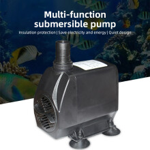 Mini pompe submersible noire 2500 L/h, hauteur de refoulement 8,2 pieds