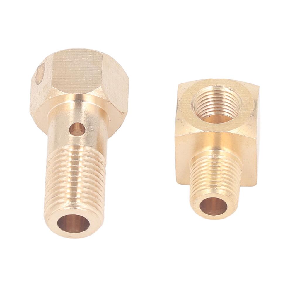 M12 X 1.25In To Npt 1/8Â27 Female To Male Banjo Bolt Fitting For Fuel Gauge 9311334881908