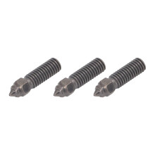3 Stück gehärtete Stahldüsen Hochdurchfluss-Düsen-Kit 3D-Druckerextruder-Düse für Sovol Sv06 Plus 1,75 mm Filament 0,4 mm