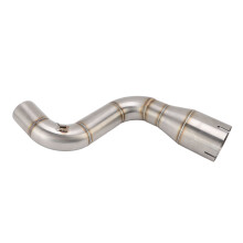 Stainless Steel Exhaust Link Pipe for 51mm Tail Pipe, High Temp Resistant