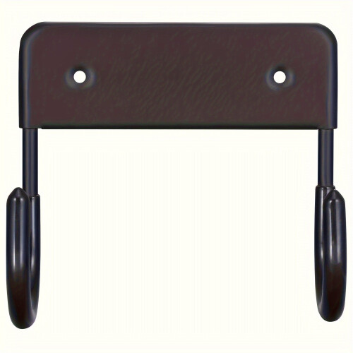 1pc Ironing Board Hanger, Stainless Steel Hook, Black