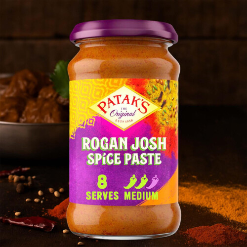 Patak's Rogan Josh Paste 283g | Authentic Indian Curry Paste