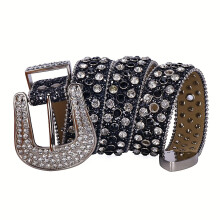 Mode Strass Kunstleren Riem Western Cowboy Punk Jeans Jurk Cadeaus, 111,76 cm (maat 8)