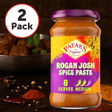 Patak's Rogan Josh Paste 283g (Pack of 2) | Authentic Indian Curry Paste