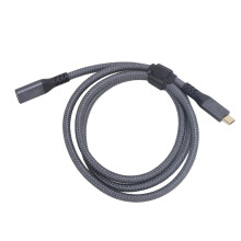 USB-C-Verlängerungskabel Gen 2x2 20 Gbit/s 1 m Silber 240 W