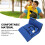 Finger Web Trainingshandschuh Durchschnittliche Größe Polyester Blau 4