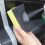 Pad applicatore per lucidante pneumatici giallo e nero, spugna 4