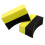 Pad applicatore per lucidante pneumatici giallo e nero, spugna 6