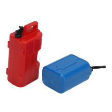 1/10 RC SCX10 Serbatoio del carburante Rosso Blu 53.5x25.5x18.5mm