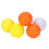 6er-Set Golfbälle - 3 Farben, texturierte PU-Tasche 9
