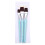 Ensemble de 3 pinceaux plats #2 #1.5 #1, Couleur : Blanc 3