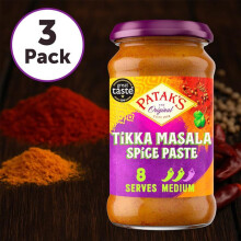 Patak's Tikka Masala Paste 283g (Pack of 3) | Authentic Indian Curry Paste