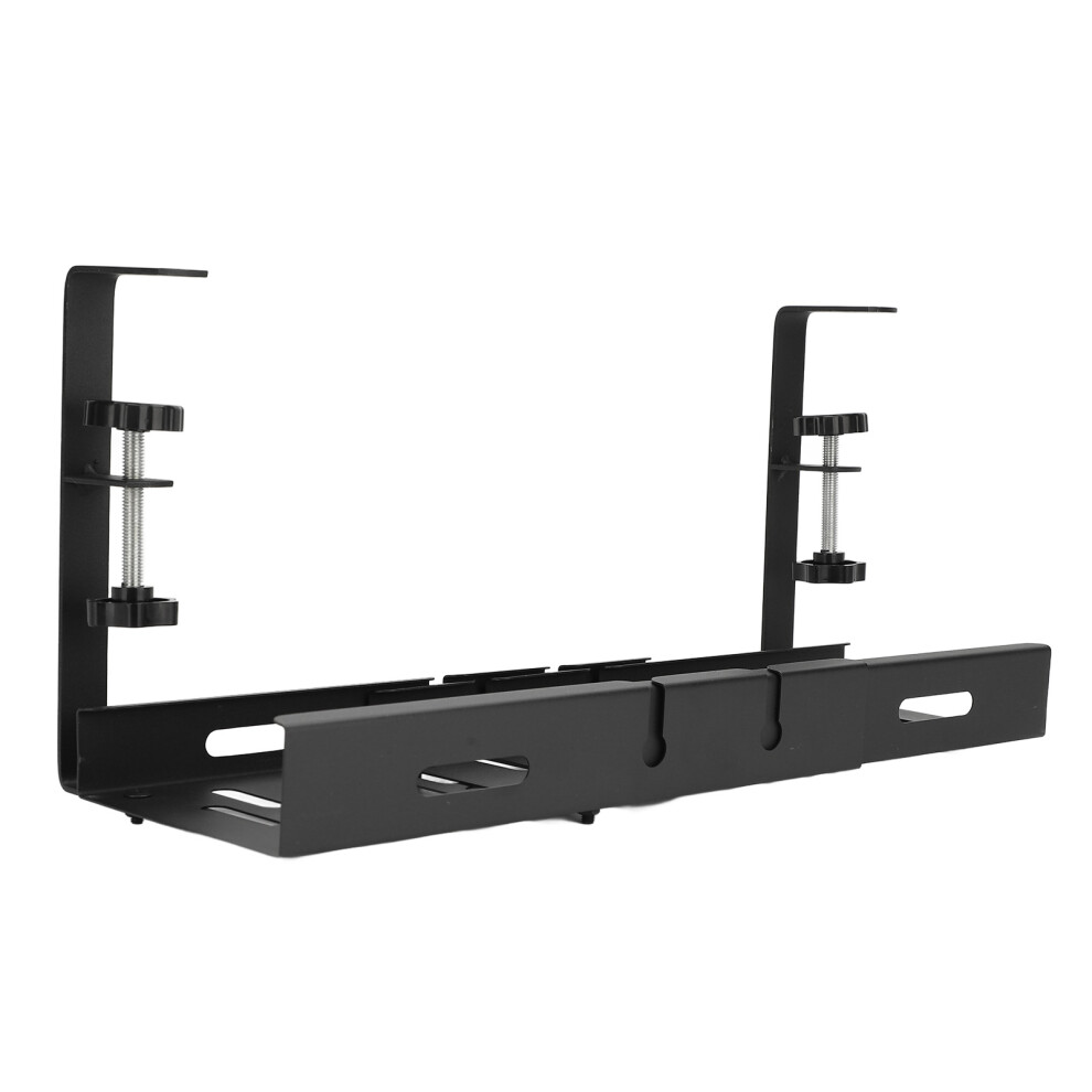 Adjustable Carbon Steel Under Desk Cable Management Rack 29-53Cm 8411334896825