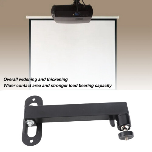 Adjustable 20cm Wall Mount for Projector Folding Universal 1/4 Interface Strong 2