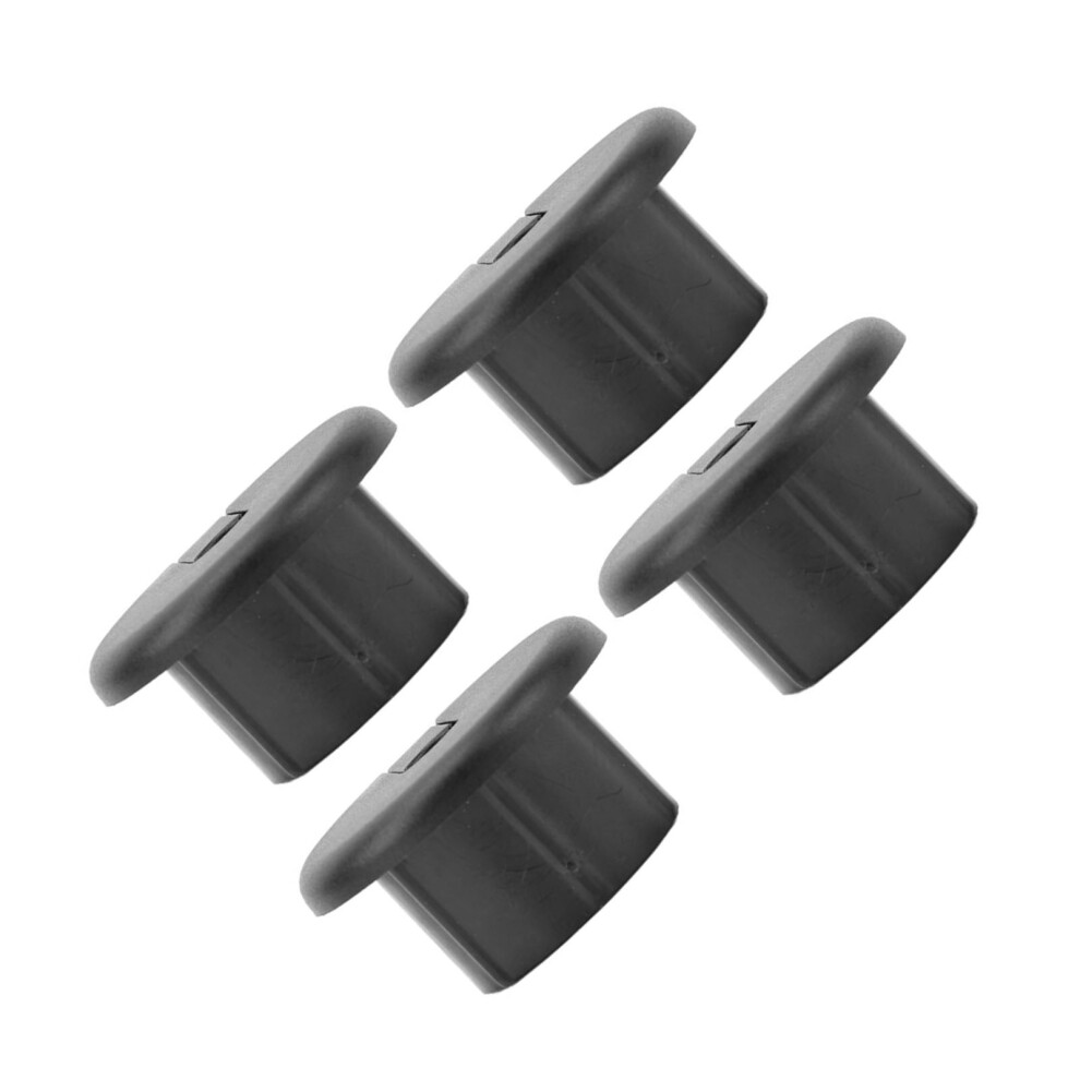 4Pcs Abs Cable Grommets Pass Through Cord Sleeves For 1 Inch Rectangular Satellite V2 Black 9341334901658