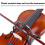 Correttore in plastica per l'archetto del violino 4/4-1/2 9