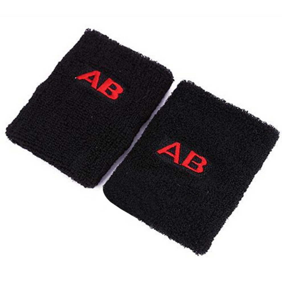 Black Sports Wrist Protector Compression Sleeve Sweat-Absorbent Wrap Guard