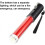 2 Pieces Led Signal Wand Traffic Flashlight, 11 Inch, Battery Powered,,, Wide Application 5