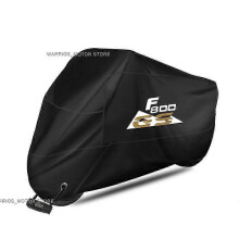 (Black, M for 160cm) For Bmw F800gs F800 Gs Motorcycle Cover Uv Protective Dustproof Snowproof Outdoors Rain Motorcycle Waterproof Cover