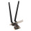 Carte PCIe x1 WiFi 6E, 8 dBi, double antenne 15