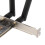 Carte PCIe x1 WiFi 6E, 8 dBi, double antenne 10