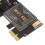 Carte PCIe x1 WiFi 6E, 8 dBi, double antenne 8