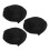 3 pezzi di liner per vaso semicircolare nero 12 pollici 16