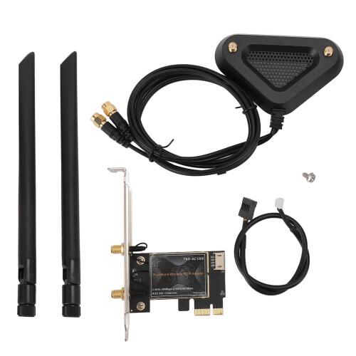 Carte WiFi PCIe 6000 Mbps antenne 8 dB Bluetooth 5.2 PCIe x1 1