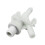 2er-Pack 300-320 weißes ABS-Wasserventil-Kit 5