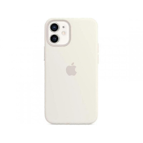 (White)Silicone Case With Magsafe For Iphone 12 Mini