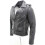 (4XL)Men's Black Brando Leather Biker Jacket Abc 2
