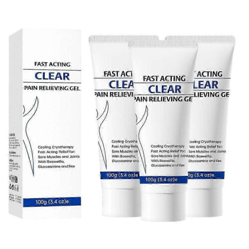 (3pcs)Pain Relieving Gel Fast Acting Cooling For Sore Muscles And Joints