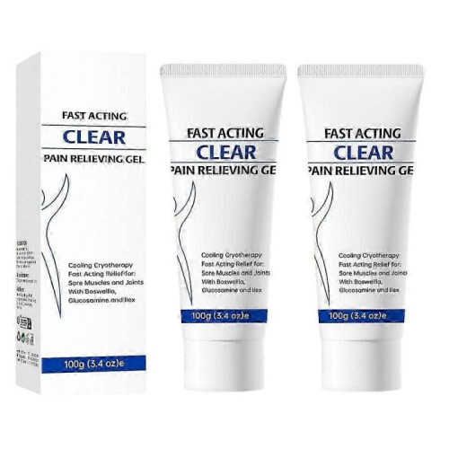 (2pcs)Pain Relieving Gel Fast Acting Cooling For Sore Muscles And Joints