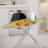 Bügelbrettbezug mit Sonnenblumenmuster, hitzebeständig, beige Sonnenblume 1