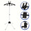 ironing stand with adjustable holder, 160x40x40 cm 1
