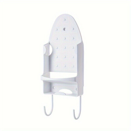 Stainless steel two-hook ironing board for home, white