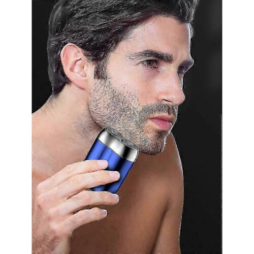 (Green)Dual Head Electric Razor For Men - Mini Usb Shaver, Portable, Washable 2