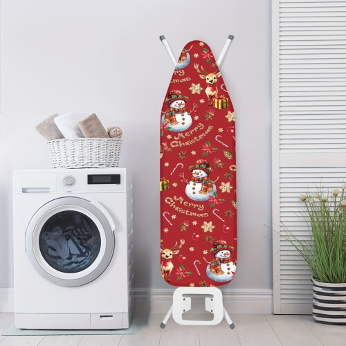 Kerst strijkplankhoes, elastisch materiaal kerstversiering