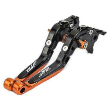 (BK-BK-OG) For Ktm Duke 125 200 250 390 Rc125 Rc200 Rc390 Brake Clutch Lever Cnc Aluminum Extendable Adjustable Clutch Levers Accessories| |