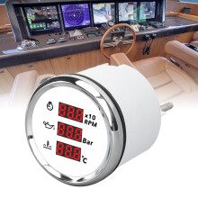 52mm Digital Oil Water Temp Tachometer with Backlight for Boat Yacht RV 810‑00321
