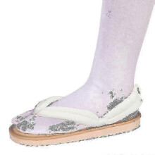 (WHITE, 40 41) Anime Demon Slayer Cosplay Shoes Kimetsu No Yaiba Kamado Clogs Sandals Flip Flop Lucky_b