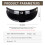 Helm Peak Shield 3 Schnappvisier PC 25105 cm Schwarz 3