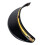 Casco Peak Shield visiera con 3 pulsanti a pressione 3/4 nera 7