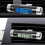 2-in-1 Car Digital Clock & Thermometer with Blue Backlight, ABS, LCD 13