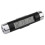 2-in-1 Car Digital Clock & Thermometer with Blue Backlight, ABS, LCD 3