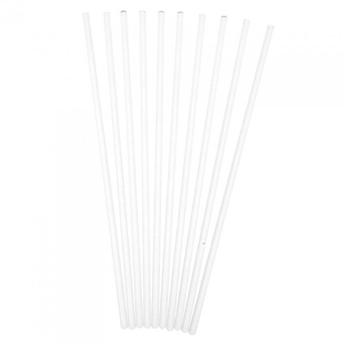 glass stirring rod 10pcs 30x0.6cm lab stirrer transparent