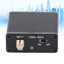 LNA 10 kHz-6 GHz, 600 mAh, lega di alluminio, SMA femmina