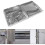 Silver Metal Cigarette Case Box for 20pcs Cigarettes 84mm Gift 13