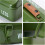 Black metal storage container for efficient organization of small items during travel 4