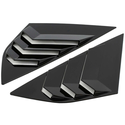 2pcs Rear Window Louvers for MK3 Focus ST RS Hatchback Car Side Vent Covers 2